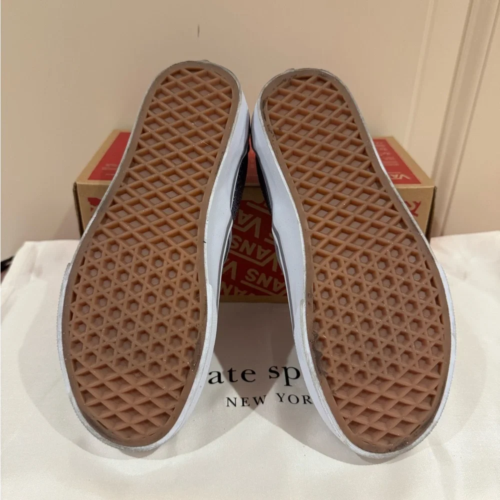 Brand new classic slip on vans glitter gunmetal - Picture 3 of 3